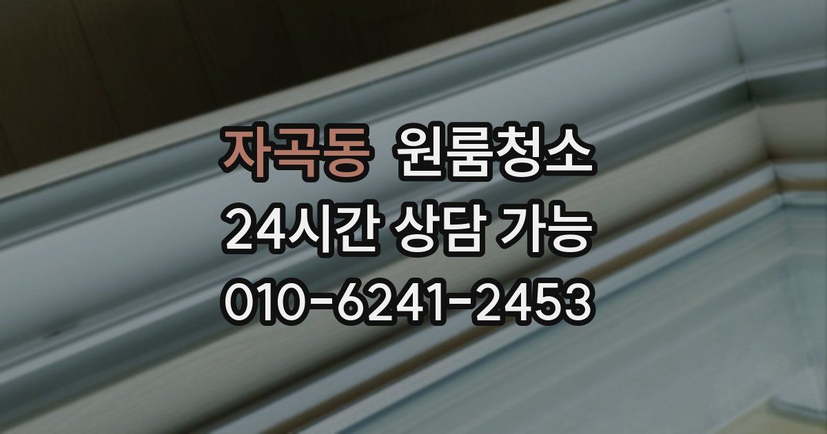 자곡동 입주청소