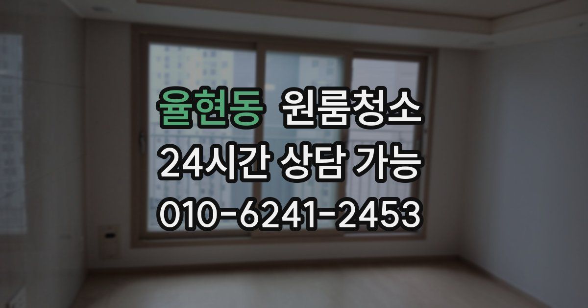 율현동 입주청소