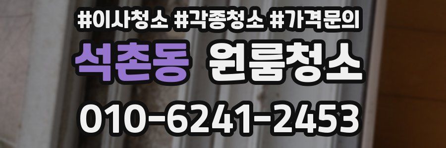 석촌동 이사청소