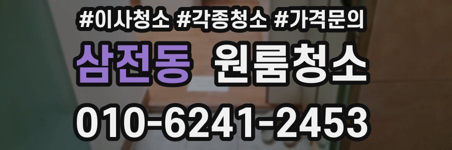 삼전동 이사청소