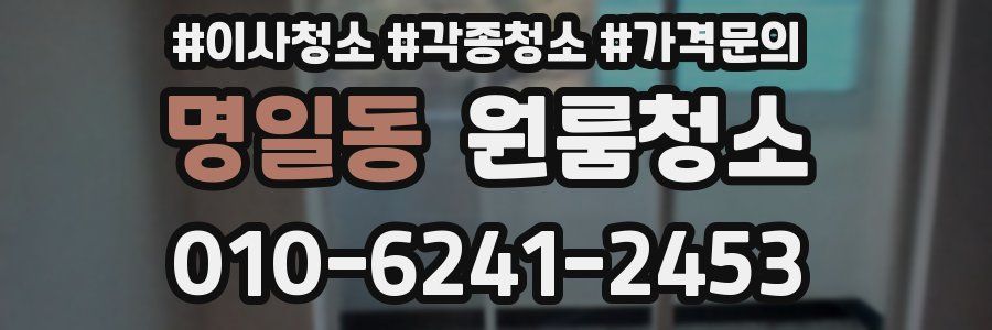 명일동 이사청소