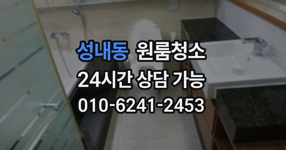 성내동 입주청소