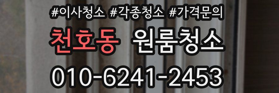 천호동 이사청소