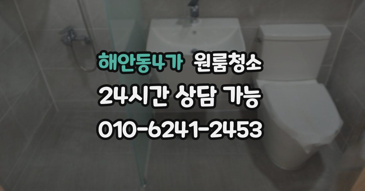 해안동4가 입주청소