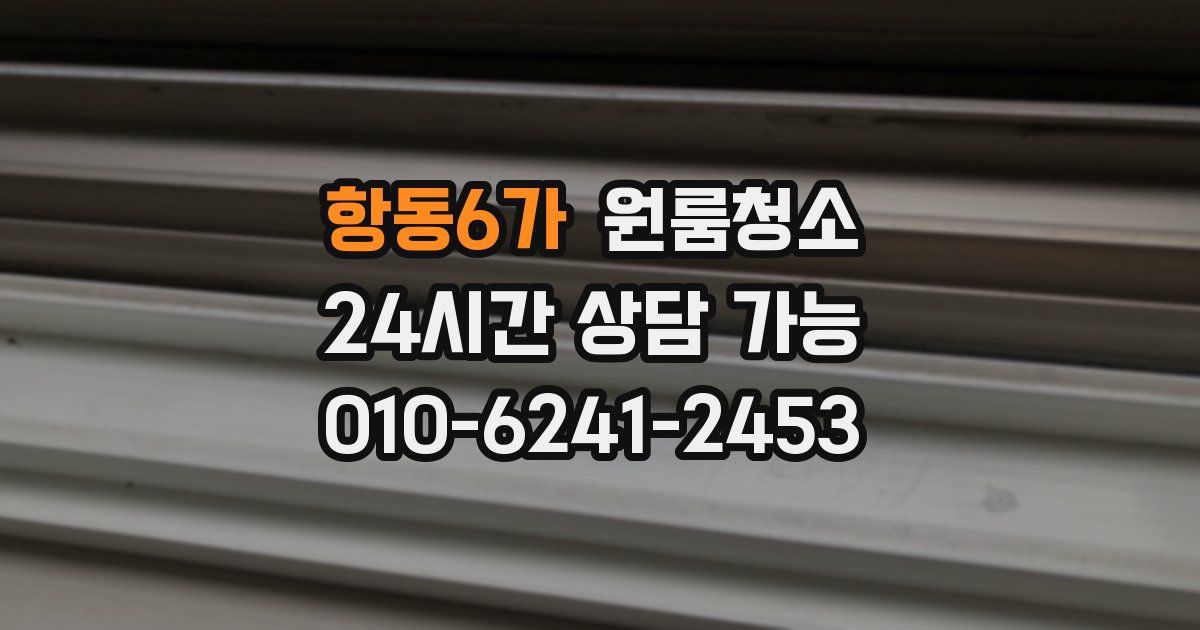 항동6가 입주청소