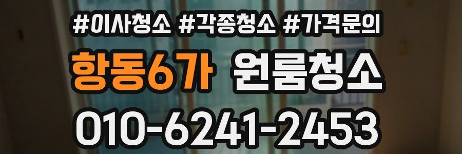 항동6가 이사청소