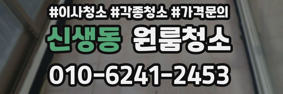 신생동 이사청소