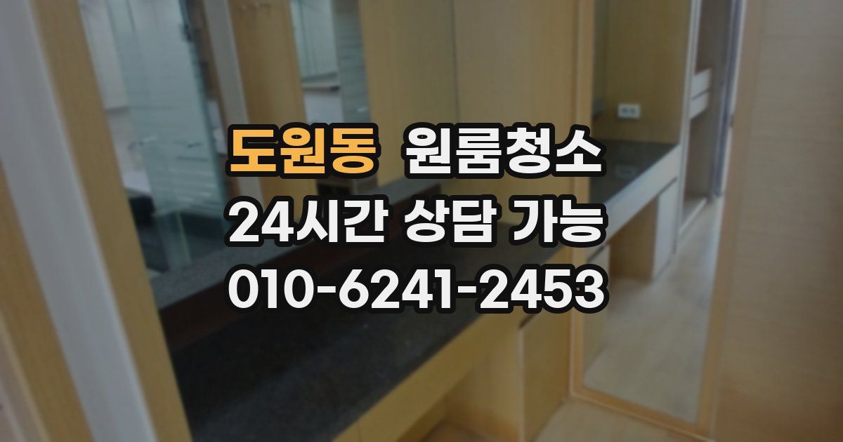 도원동 입주청소