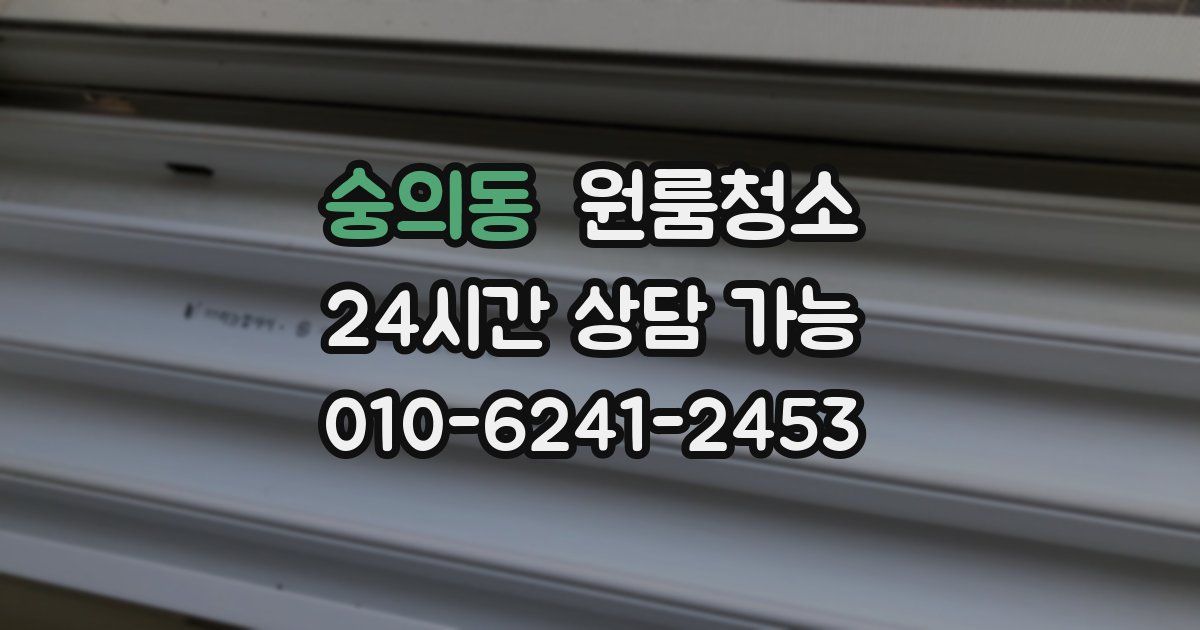 숭의동 입주청소