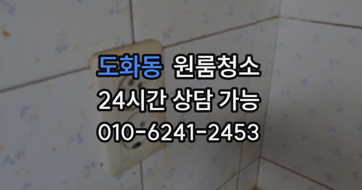 도화동 입주청소