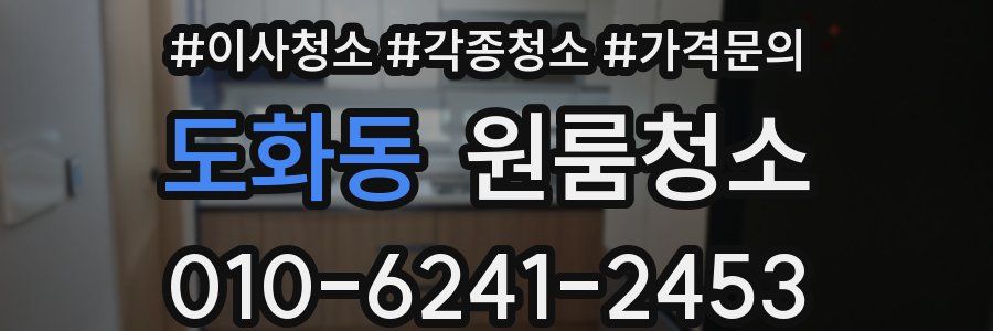 도화동 이사청소