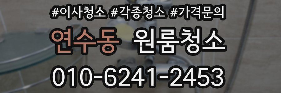 연수동 이사청소