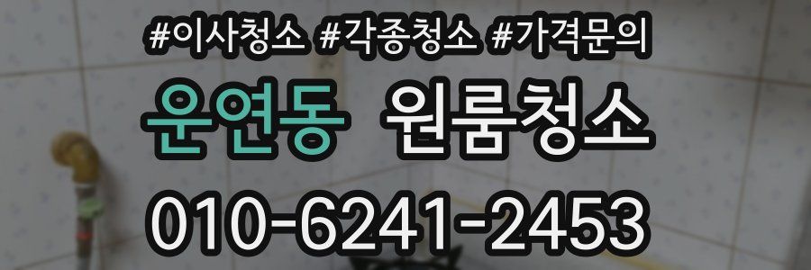 운연동 이사청소