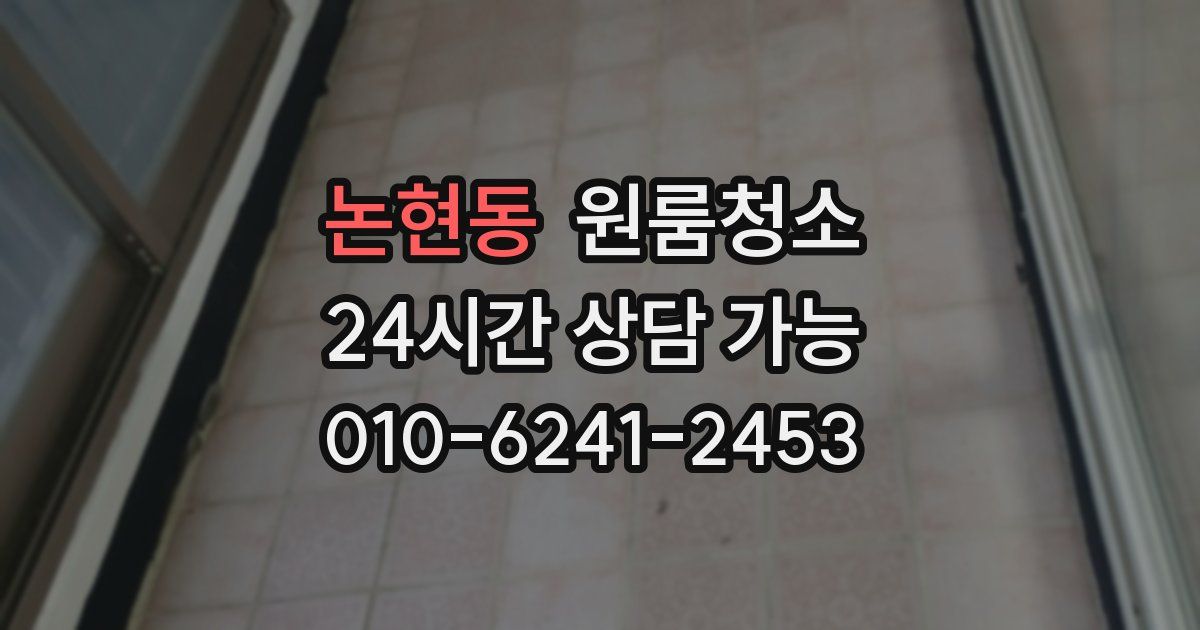 논현동 입주청소