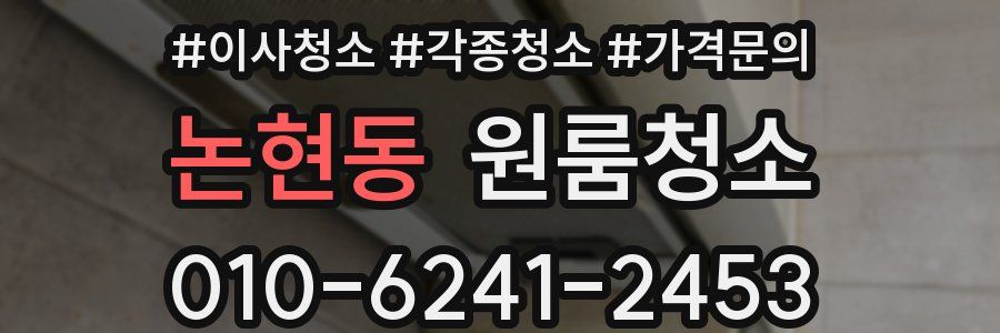 논현동 이사청소