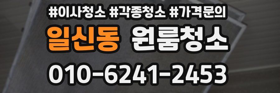 일신동 이사청소