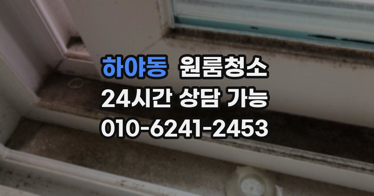 하야동 입주청소