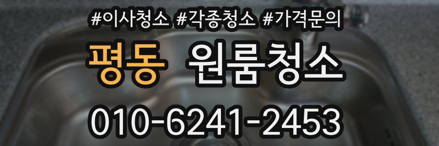 평동 이사청소