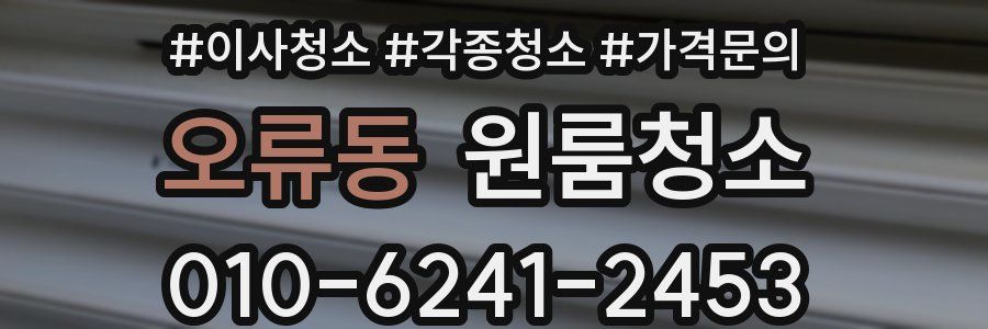 오류동 이사청소