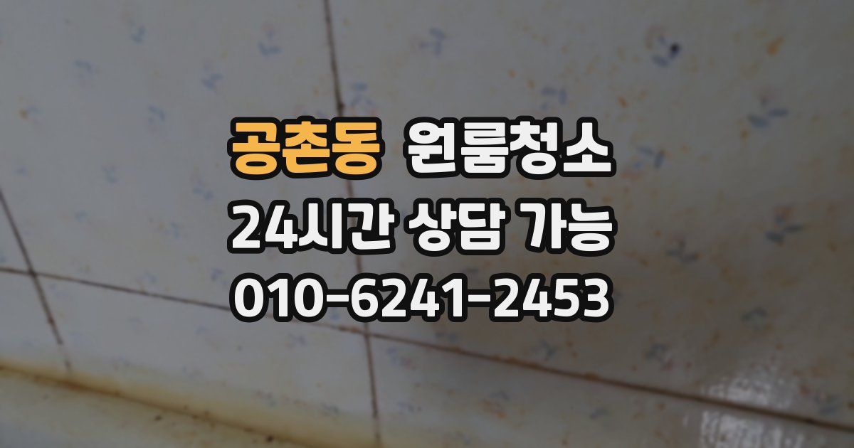 공촌동 입주청소