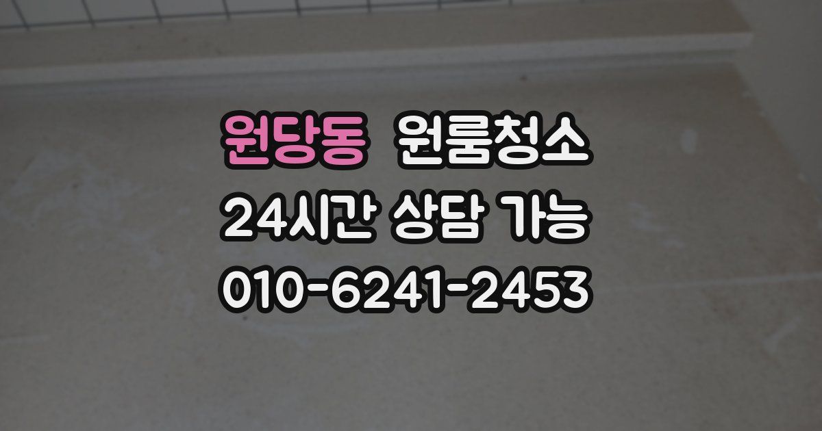 원당동 입주청소