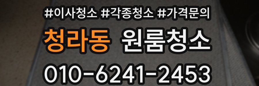 청라동 이사청소