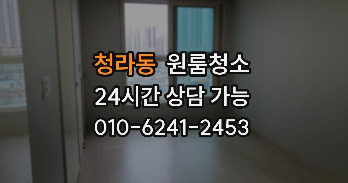 청라동 입주청소