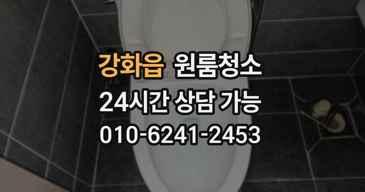 강화읍 입주청소