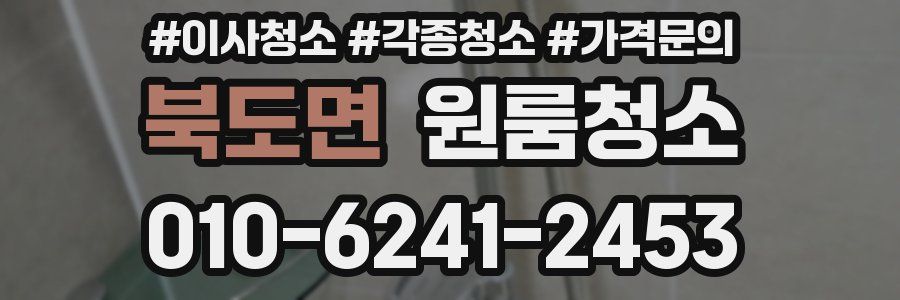 북도면 이사청소