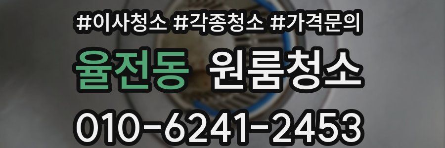 율전동 이사청소