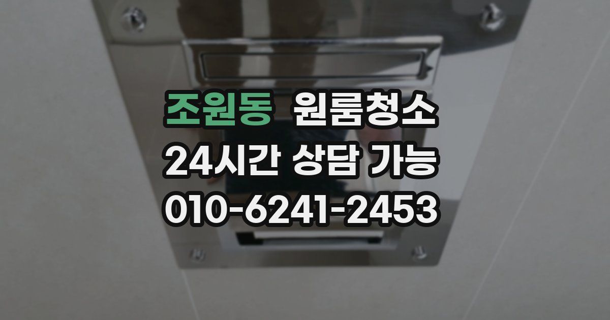 조원동 입주청소