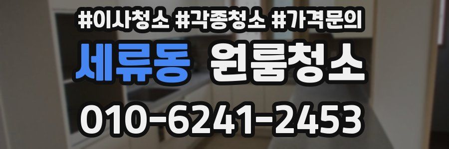 세류동 이사청소