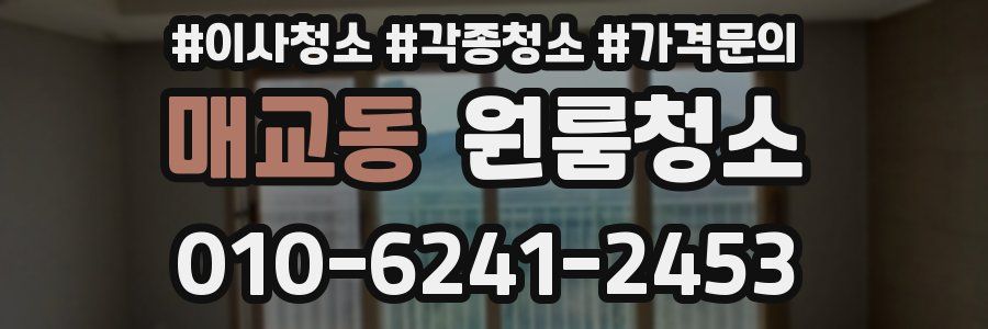 매교동 이사청소