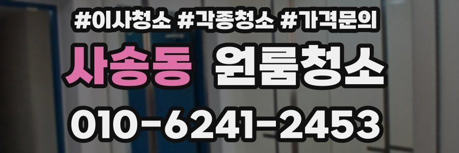 사송동 이사청소