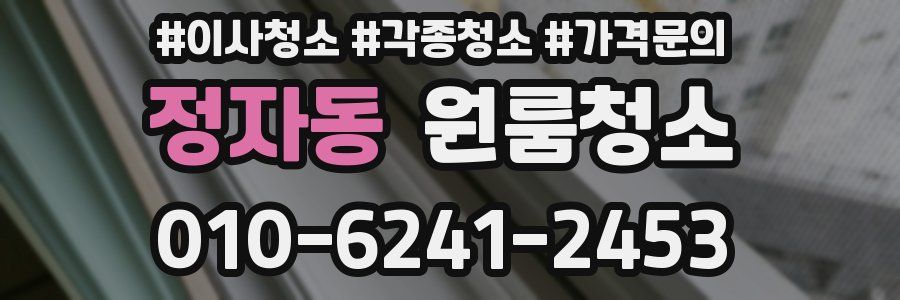 정자동 이사청소