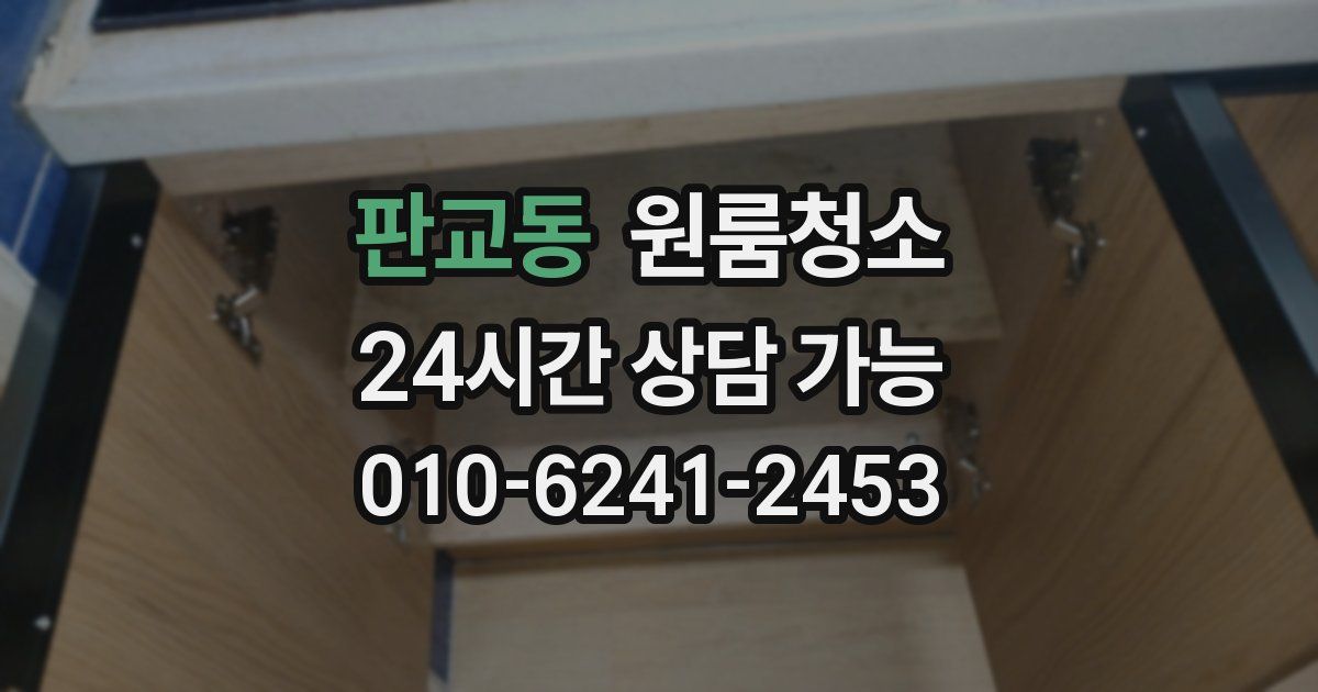 판교동 입주청소