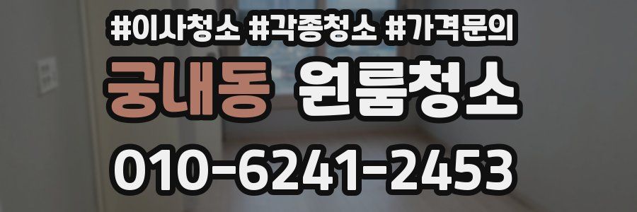궁내동 이사청소