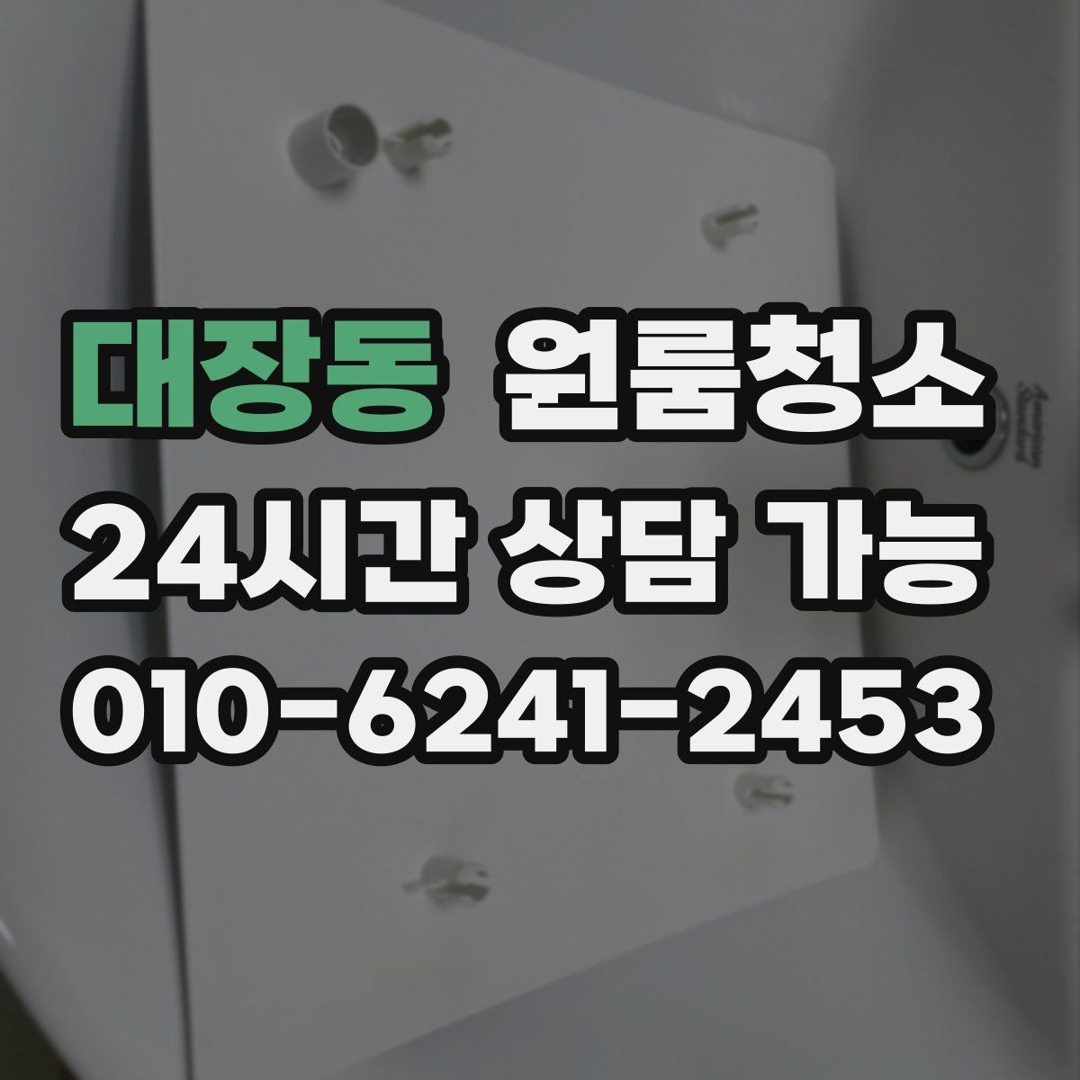 대장동 원룸청소