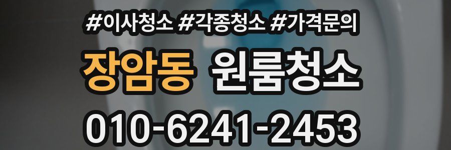 장암동 이사청소