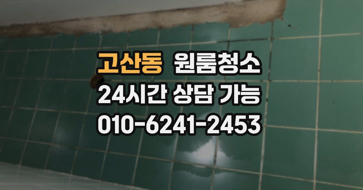 고산동 입주청소