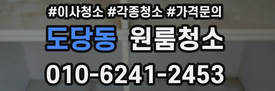 도당동 이사청소