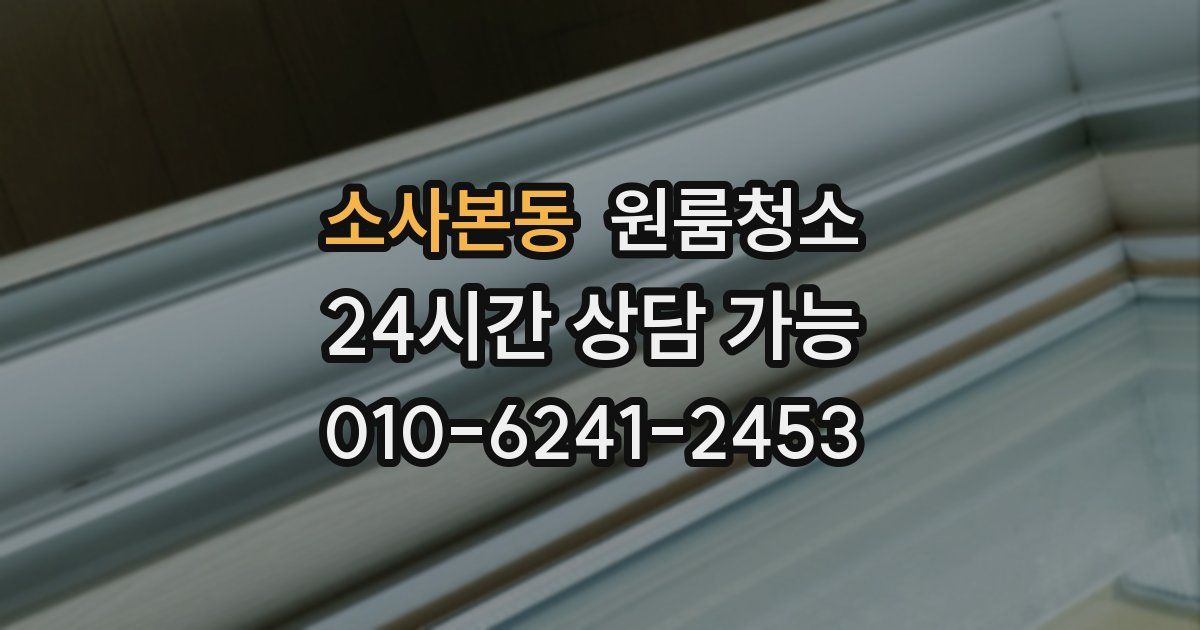 소사본동 입주청소