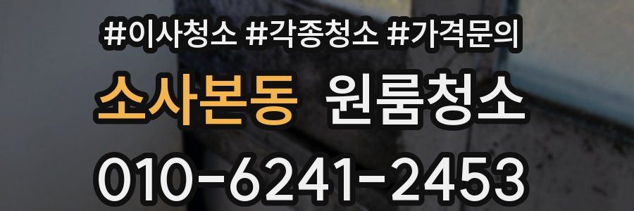 소사본동 이사청소