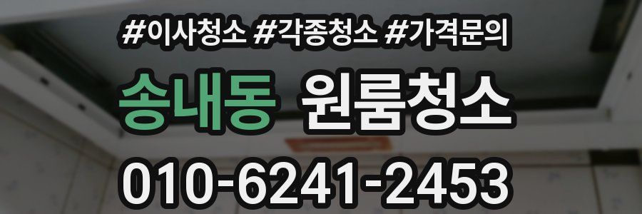 송내동 이사청소