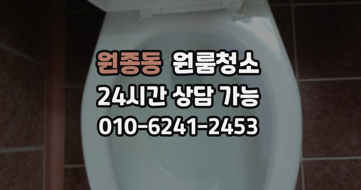 원종동 입주청소