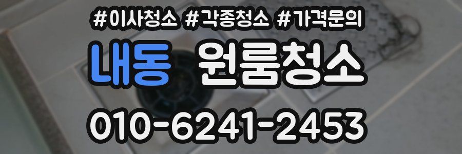 내동 이사청소