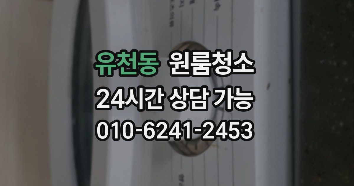 유천동 입주청소