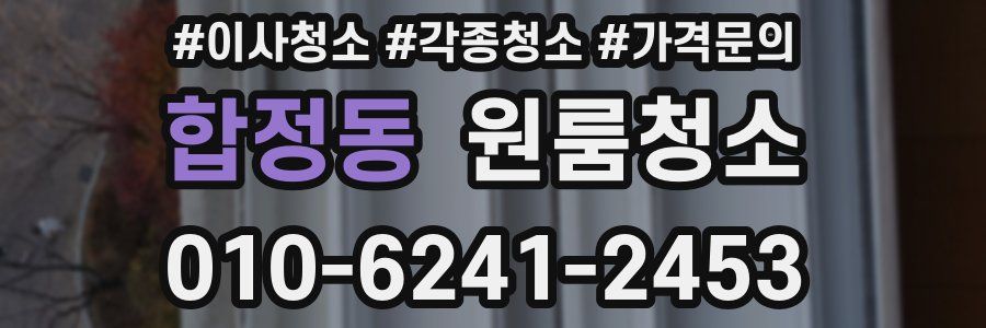 합정동 이사청소