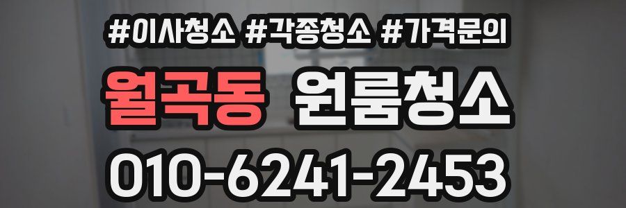 월곡동 이사청소