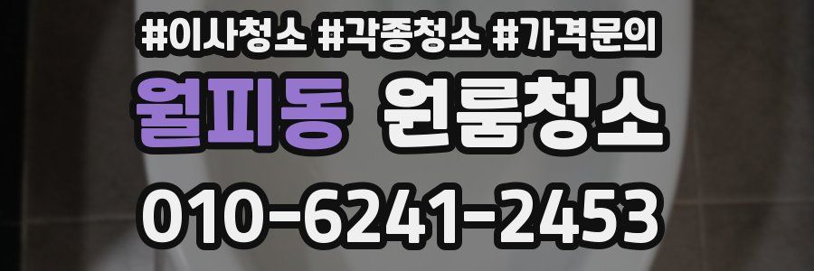 월피동 이사청소